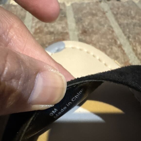 BP Ginny Espadrille Ankle Strap Wedge Sandal Women's Black Size 9 - Picture 10 of 16